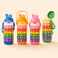 Kids Numbered Thermos Bottle with Ear Cap