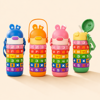 Kids Numbered Thermos Bottle with Ear Cap