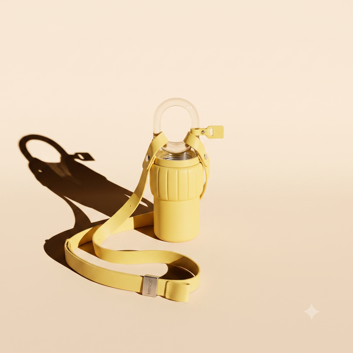 Mimoc Glass Bottle with Silicone Sleeve