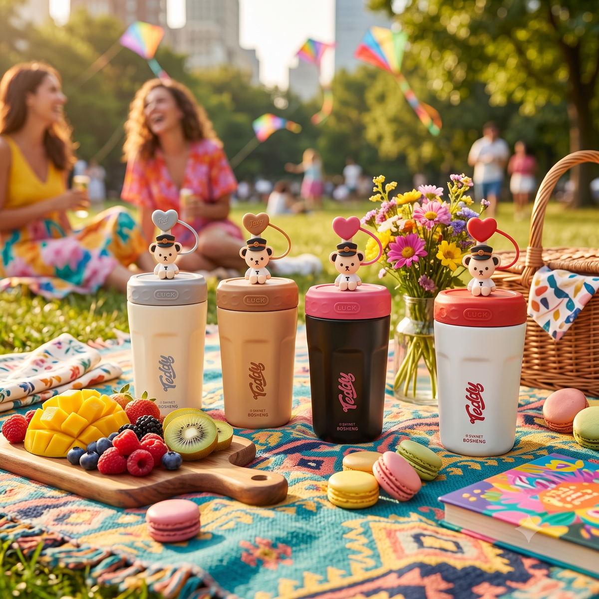 Teddy Bear Fashion Coffee Tumbler