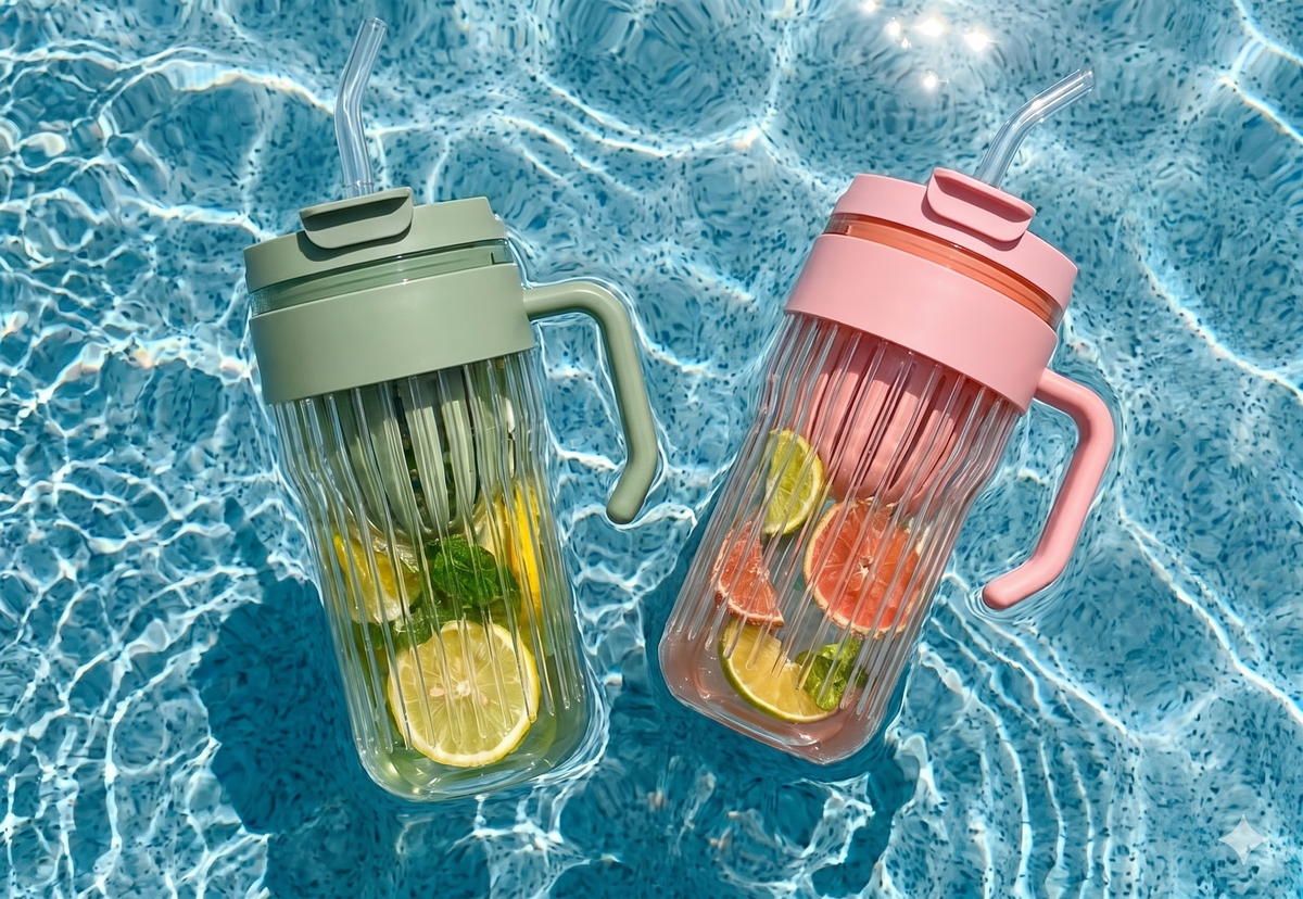Tumbler with Fruit Infuser & Straw