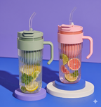 Tumbler with Fruit Infuser & Straw