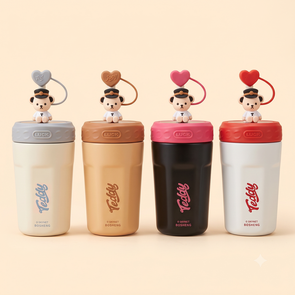Teddy Bear Fashion Coffee Tumbler